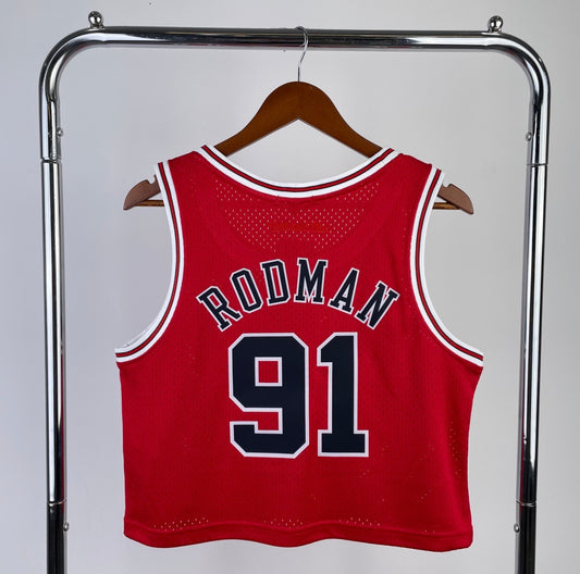 Mitchell & Ness Women's Hardwood Swingman - Chicago Bulls - Dennis Rodman #91