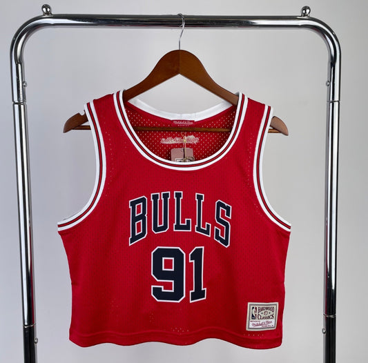 Mitchell & Ness Women's Hardwood Swingman - Chicago Bulls - Dennis Rodman #91